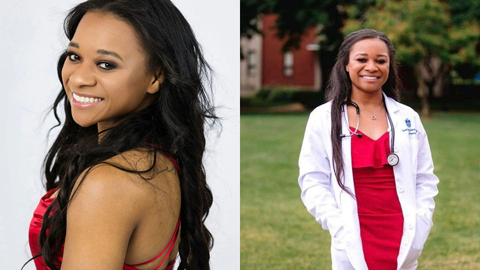 Tyler Lackland, a second-year medical student at Saint ֱοƵ University's School of Medicine, was named Miss Black Illinois USA 2024. Lackland will go on to compete next year in the national Miss Black USA 2024 pageant.